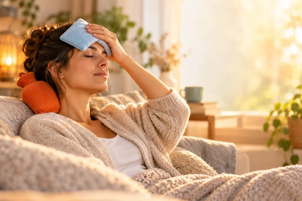 Remède de grand-mère contre le mal de tête : froid sur le front ou chaleur sur la nuque ?