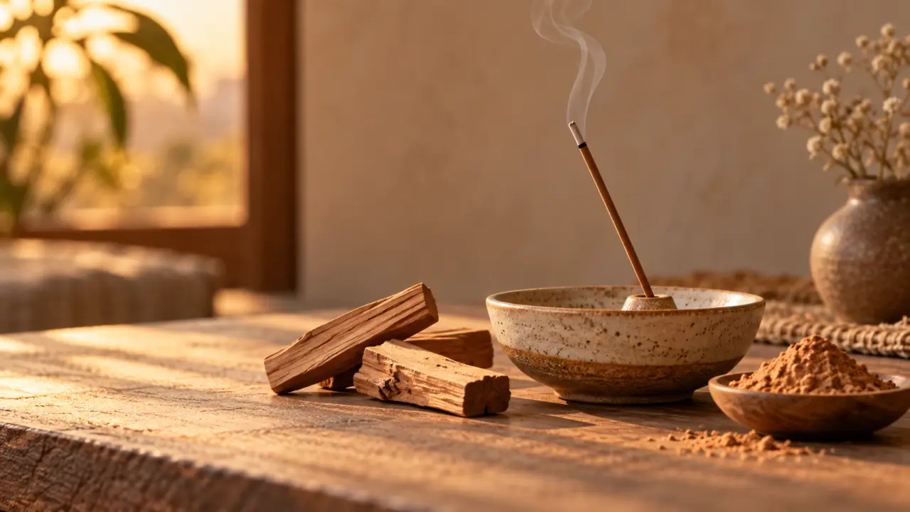 Encens bois de santal : une diffusion douce, une composition à vérifier